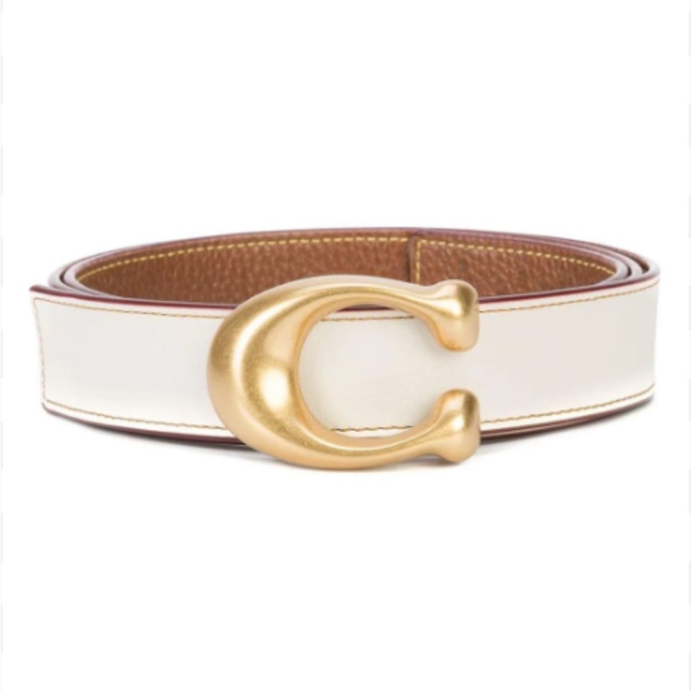 Brand new Coach leather reversible XL belt